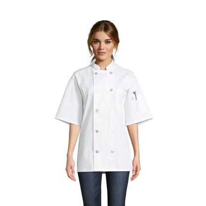 Spun Poly Nighthawk Chef Coat #0415P **CLOSEOUT**