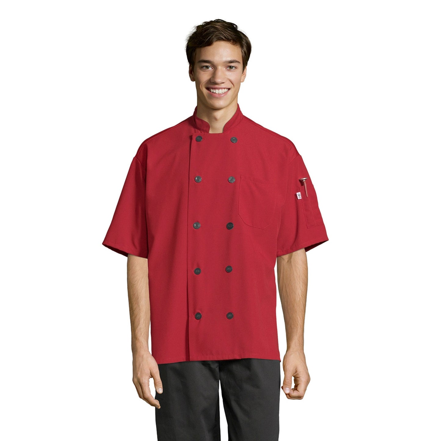 Spun Poly Specialist Pro Vent Chef Coat #0421P **CLOSEOUT**