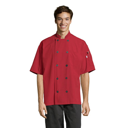 Spun Poly Specialist Pro Vent Chef Coat #0421P **CLOSEOUT**