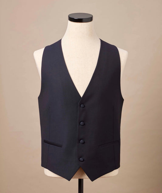 Men’s Stretch Full Back Vest with Fabric Covered Buttons #4361VF