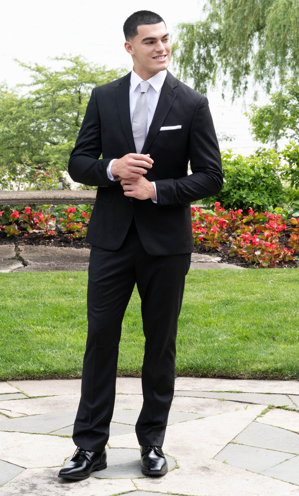 Couture 1910 Men's Power Stretch Suit Separates in Black - Coat Fabian Group Couture 1910 Men's Power Stretch Suit Separates in Black - Coat Fabian Group