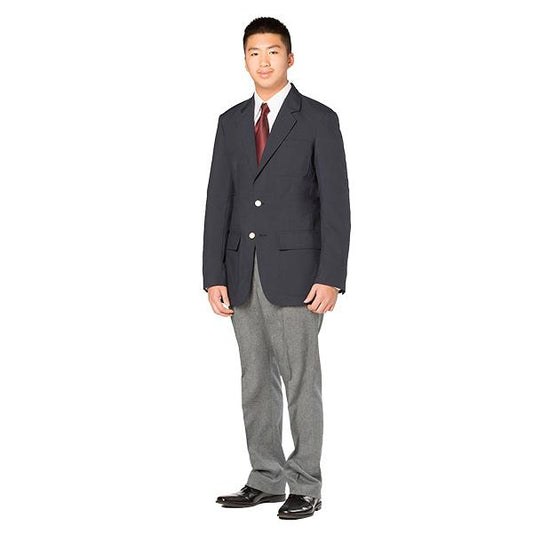 MEN'S SHORT S/B BLAZER W/PATCH POCKETS