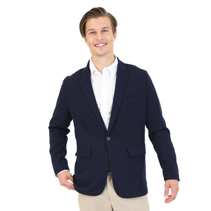 MEN'S REGULAR UNLINED KNIT BLAZER