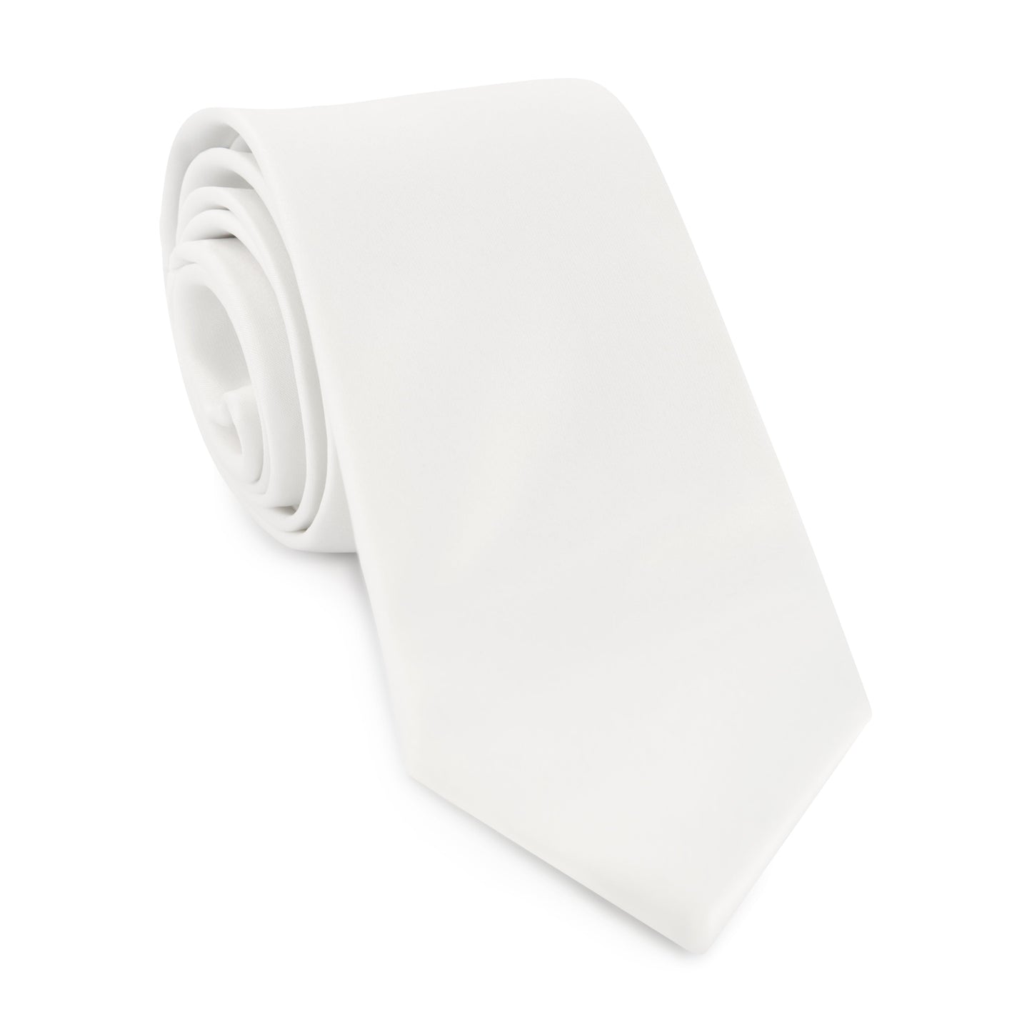 4 IN HAND POLY SATIN NARROW TIE