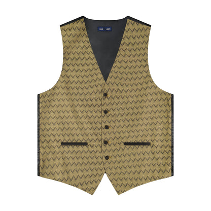 MENS FASHION VEST SEPARATE - GOLD