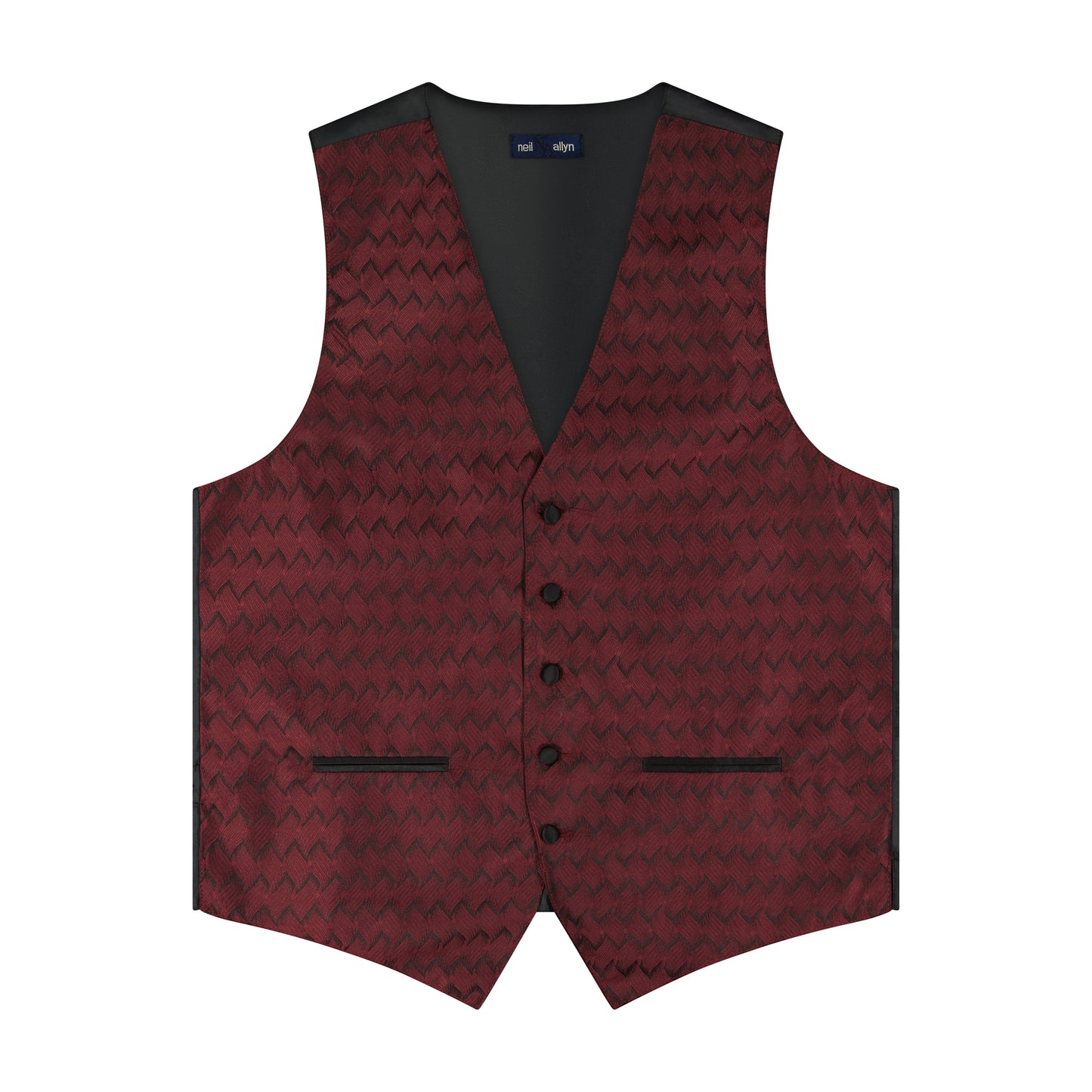 MENS FASHION VEST SEPARATE - BURGUNDY