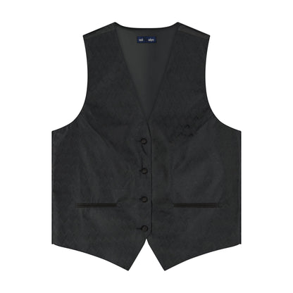 WOMENS FASHION VEST SEPARATE - BLACK