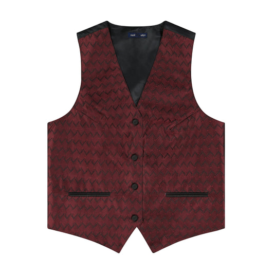 WOMENS FASHION VEST SEPARATE - BURGUNDY