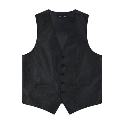 MENS FASHION VEST SEPARATE - BLACK