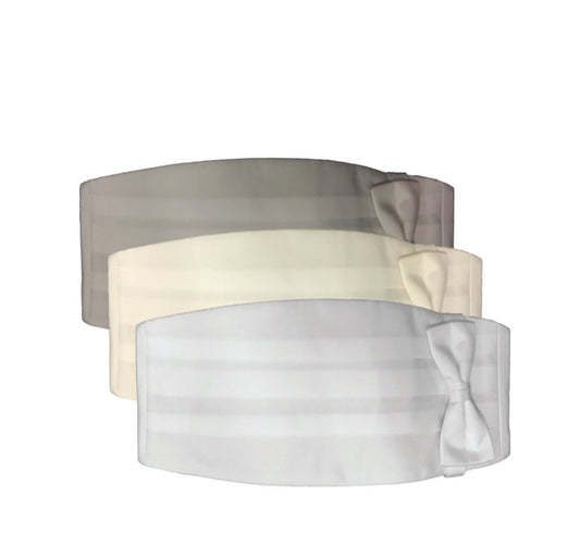 Satin Cummerbund - Resealable Bag Packaging