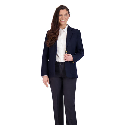 LADIES' REGULAR S/B BLAZER W/PATCH POCKETS