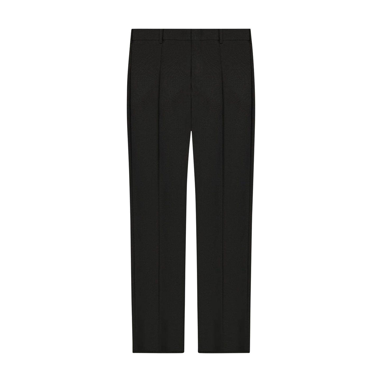 POLY FLAT FRONT COMFORT WAIST POCKETLESS PANT