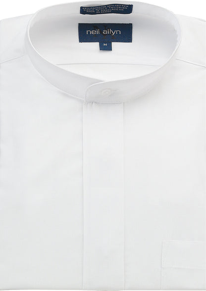 BANDED COLLAR SHIRT