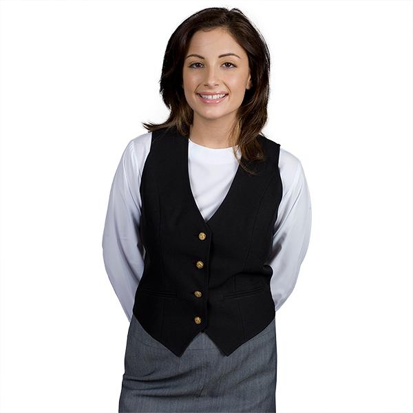 LADIES' V NECK LINED VEST