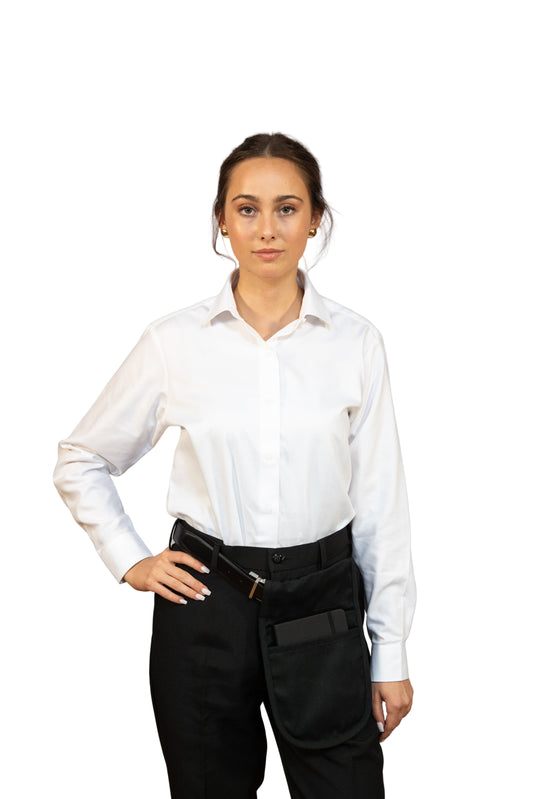 Women's EasyCare Pocketless Pinpoint Oxford Shirt #2500