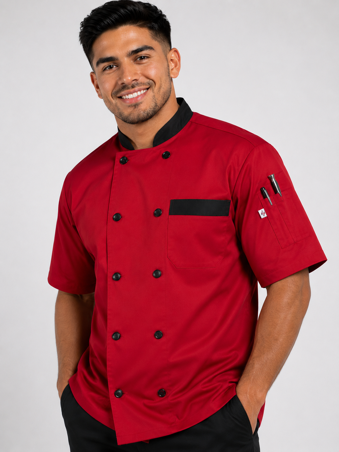 Bristol Short Sleeve Chef Coat #U0423