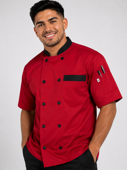 Bristol Short Sleeve Chef Coat #U0423