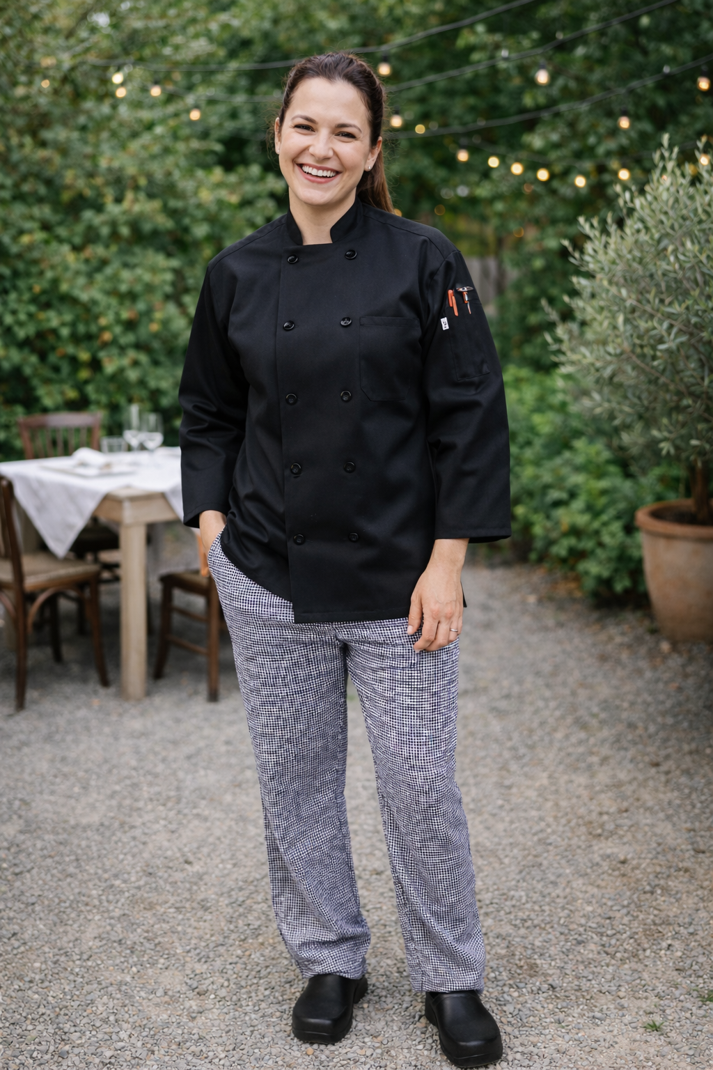 Three-Quarter Sleeve Chef Coat #U0410