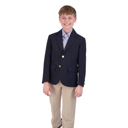 BOY'S HUSKY SINGLE BREASTED BLAZER