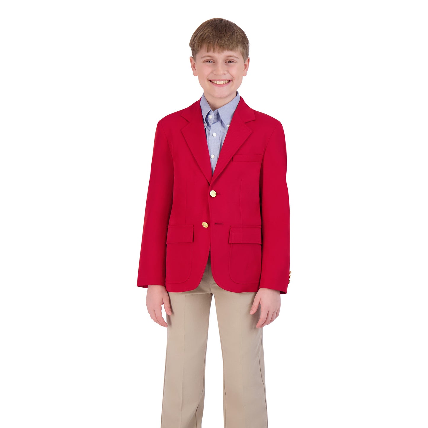 BOY'S HUSKY SINGLE BREASTED BLAZER