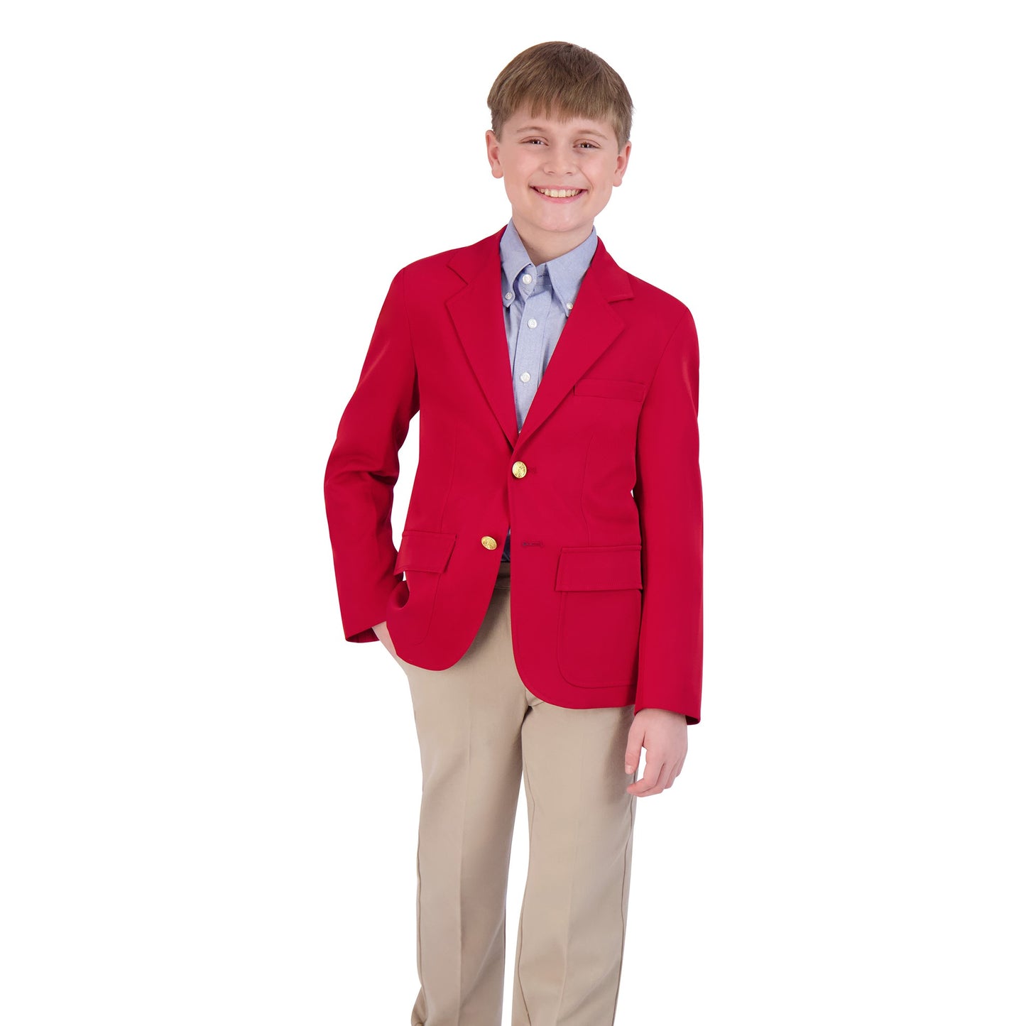 BOY'S HUSKY SINGLE BREASTED BLAZER