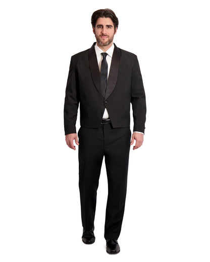 MENS CROPPED ETON TUXEDO JACKET