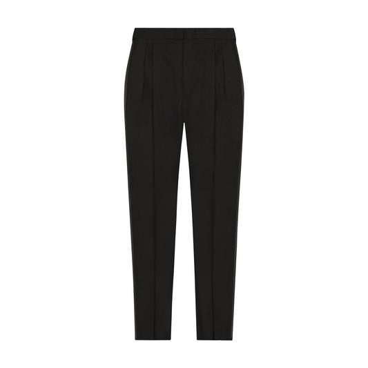 CLASSIC DOUBLE PLEATED TUXEDO PANT