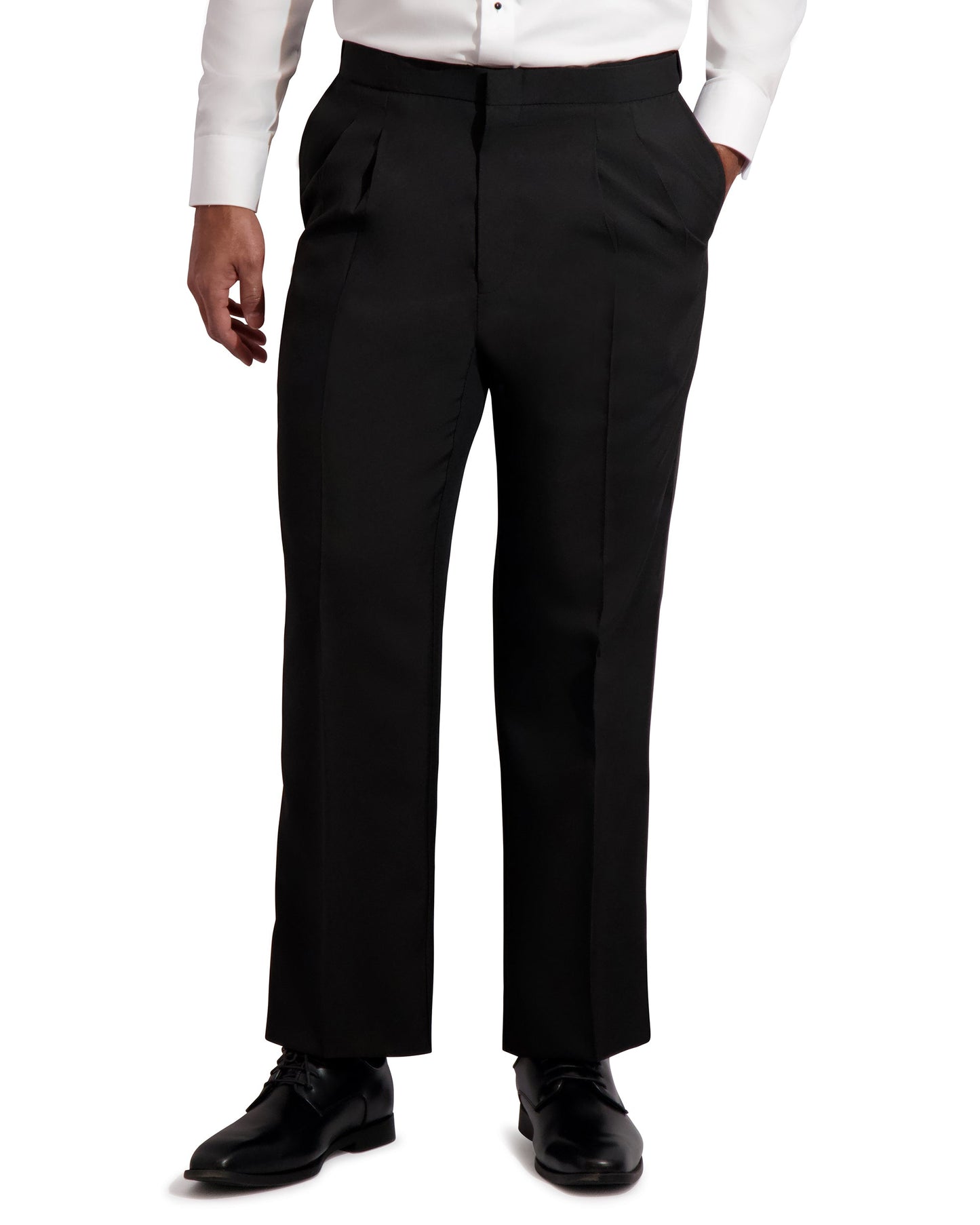 CLASSIC DOUBLE PLEATED TUXEDO PANT