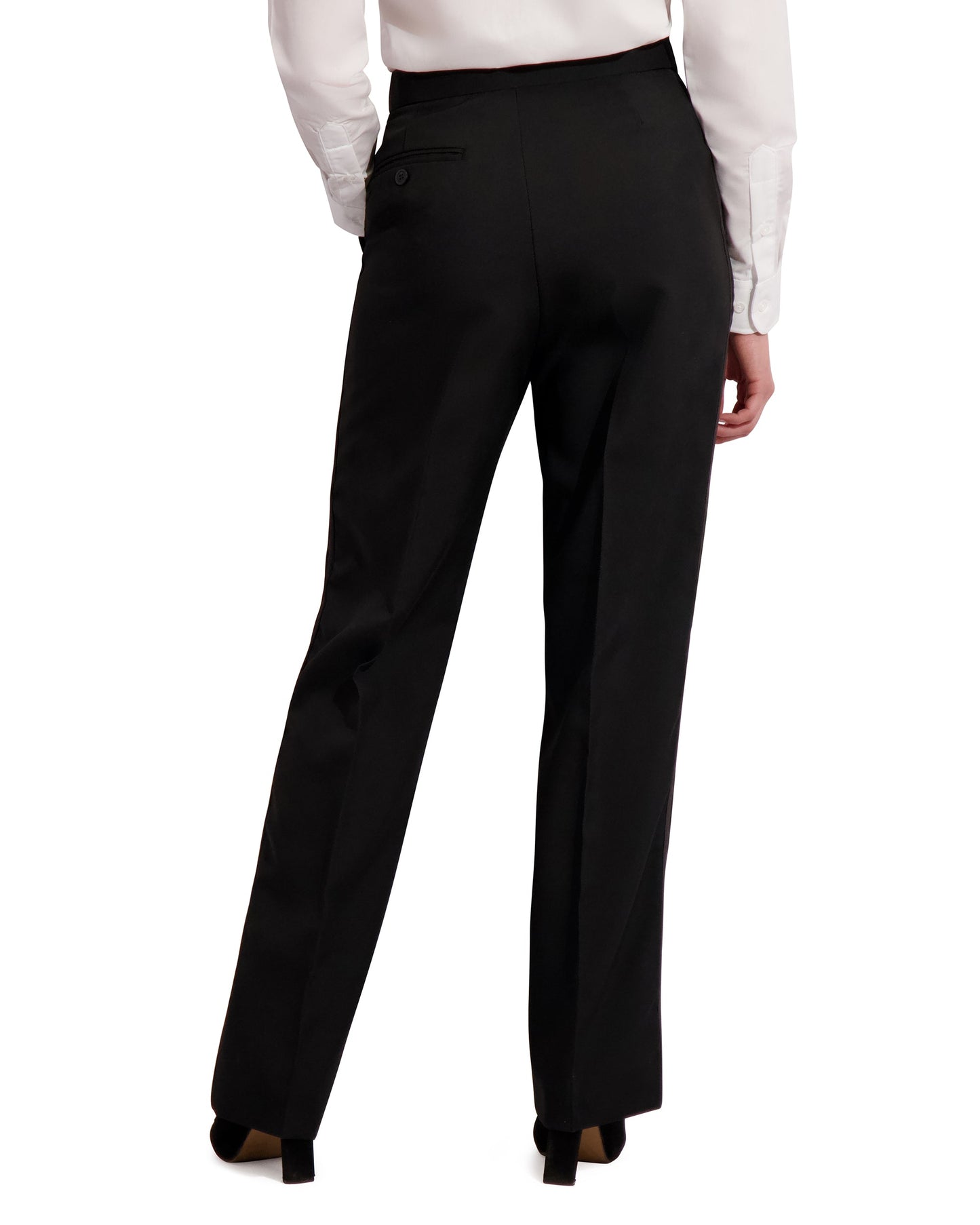 WOMEN'S PLAIN FRONT TUX PNT