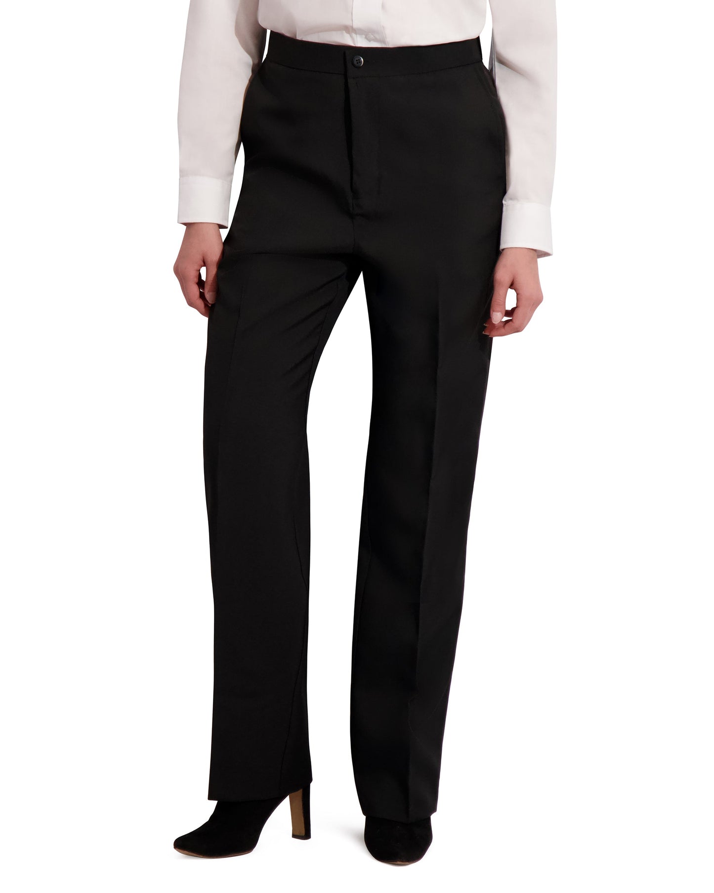 WOMEN'S PLAIN FRONT TUX PNT