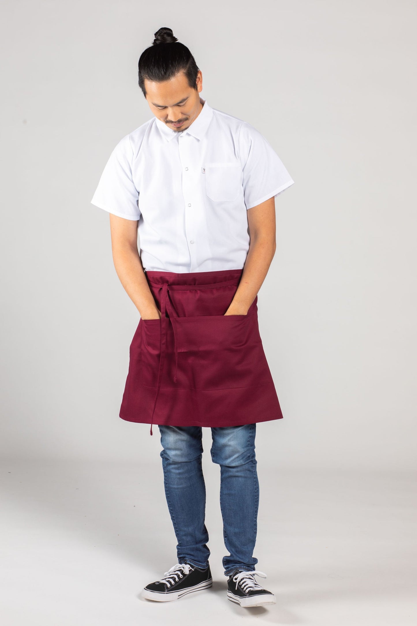 Half Waist Pocket Apron #3056