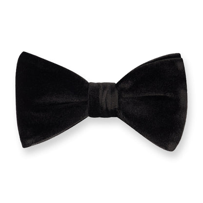 2.5" VELVET BOW TIE BOXED