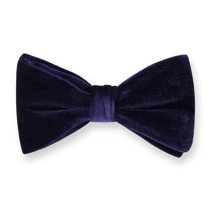 2.5" VELVET BOW TIE BOXED