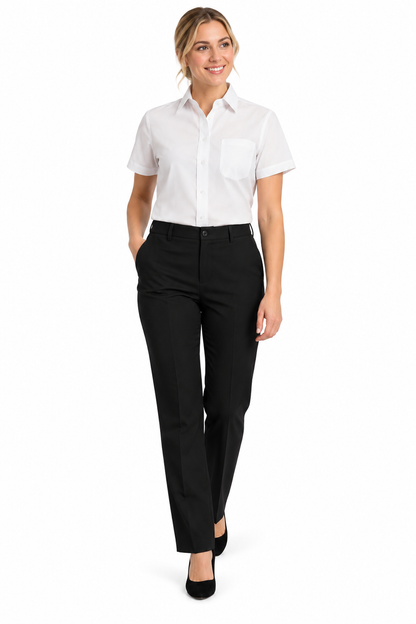 Neil Allyn Women’s 65/35 Short Sleeve Dress Shirt #2271