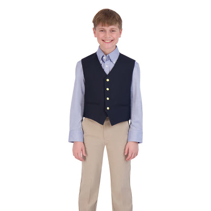 BOY'S V NECK LINED VEST