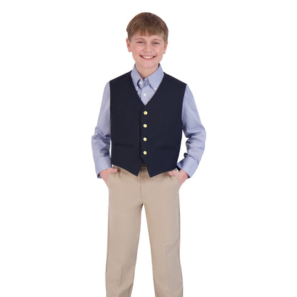 BOY'S V NECK LINED VEST