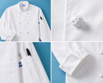 Classic Knot Chef Coat #U0403