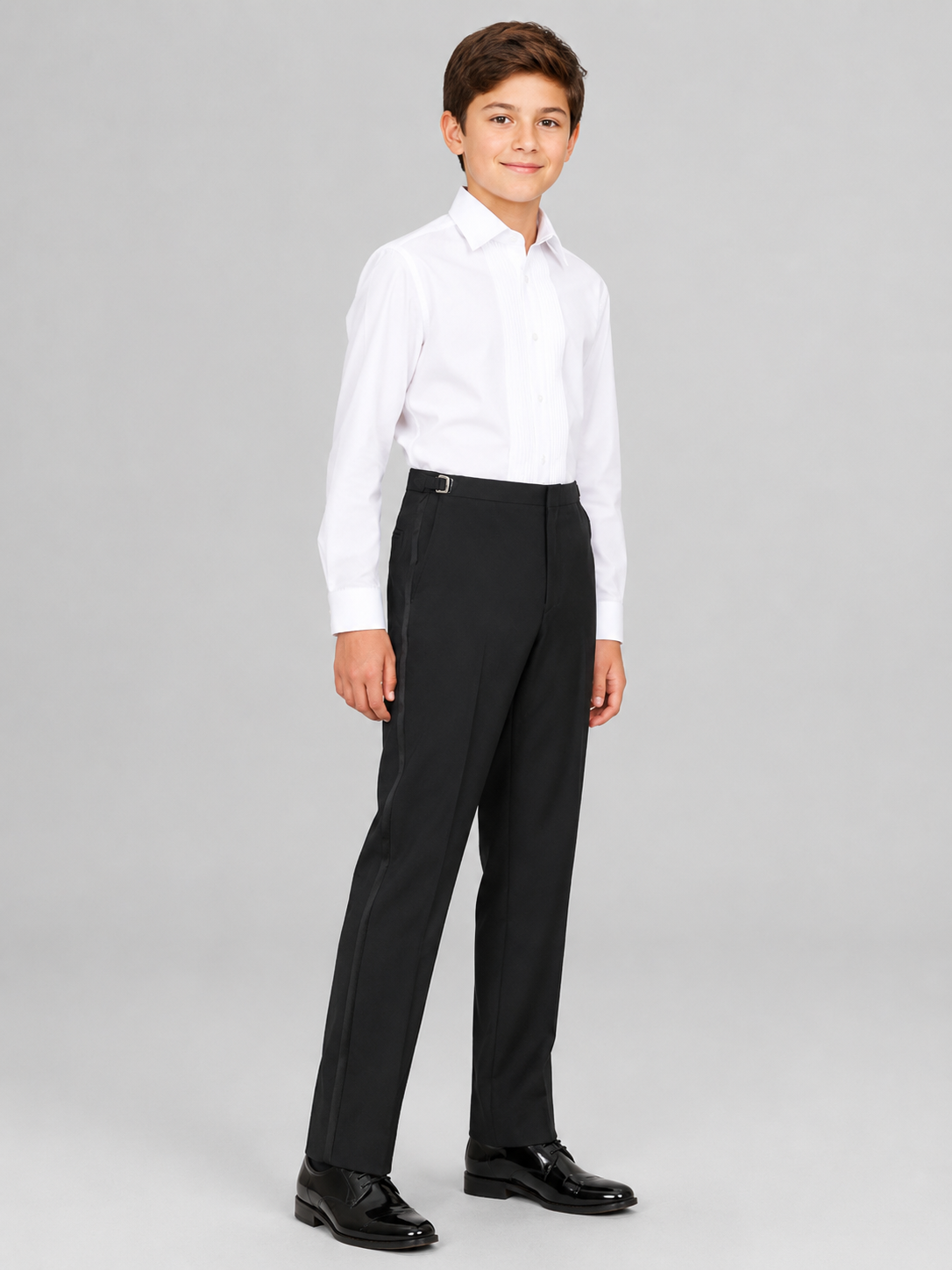 Boys' Neil Allyn Versa Wool Slim Fit Tuxedo Pant #3533SF-B