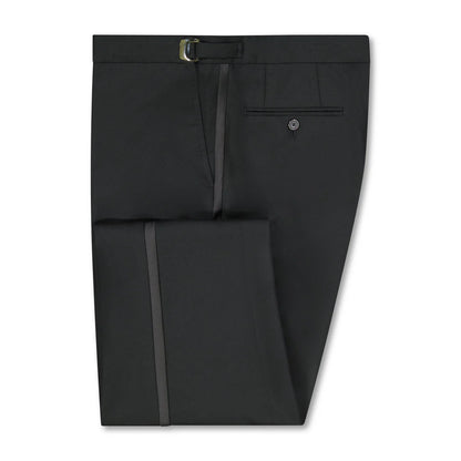 Adjustable Regular Fit Flat Front Pant w/ Satin Stripe #3533NP