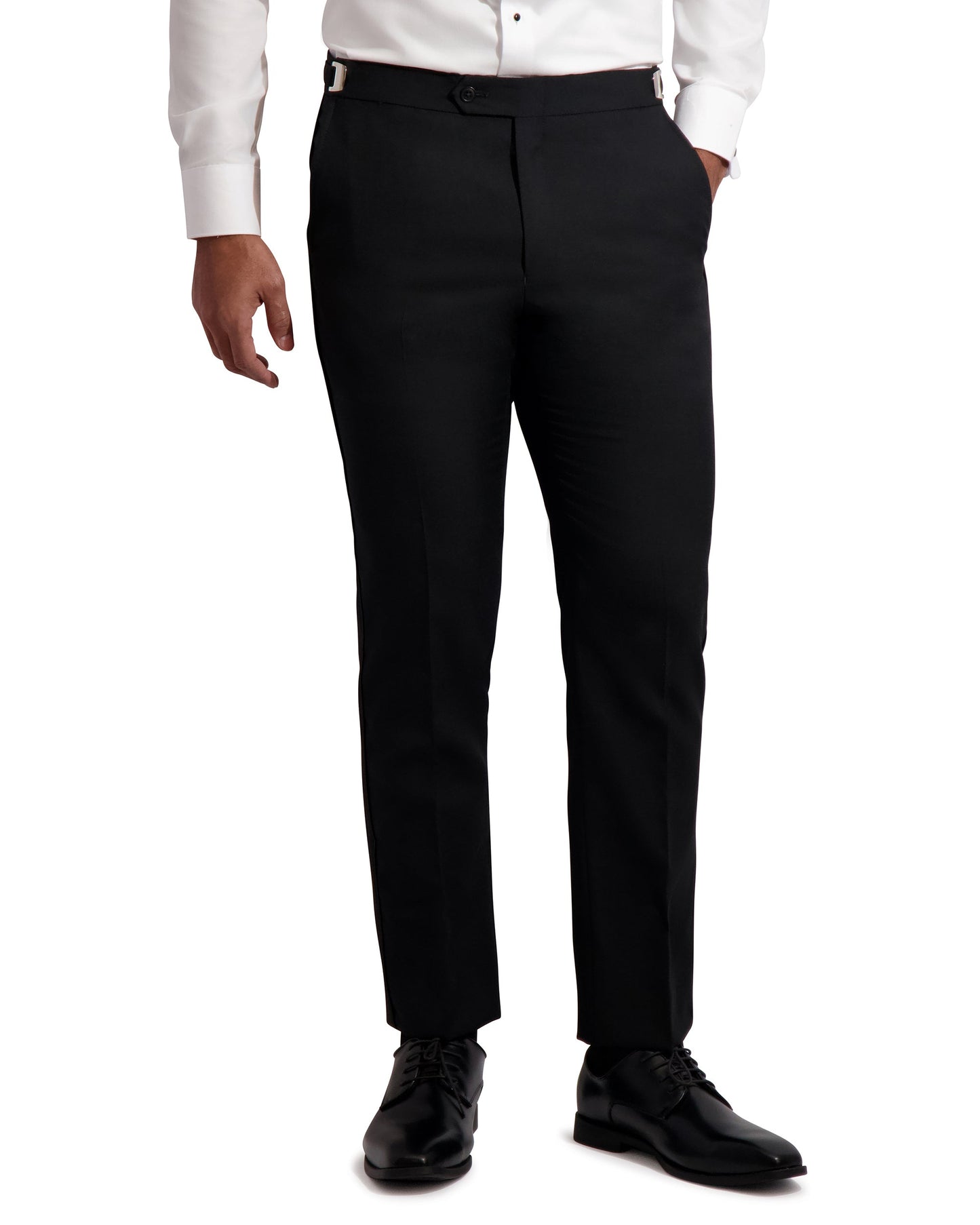 MENS ULTRA FIT FORMAL TUXEDO PANT WITH BEADED STRIPE