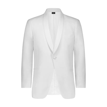 MENS SLIM FIT WHITE DINNER JACKET