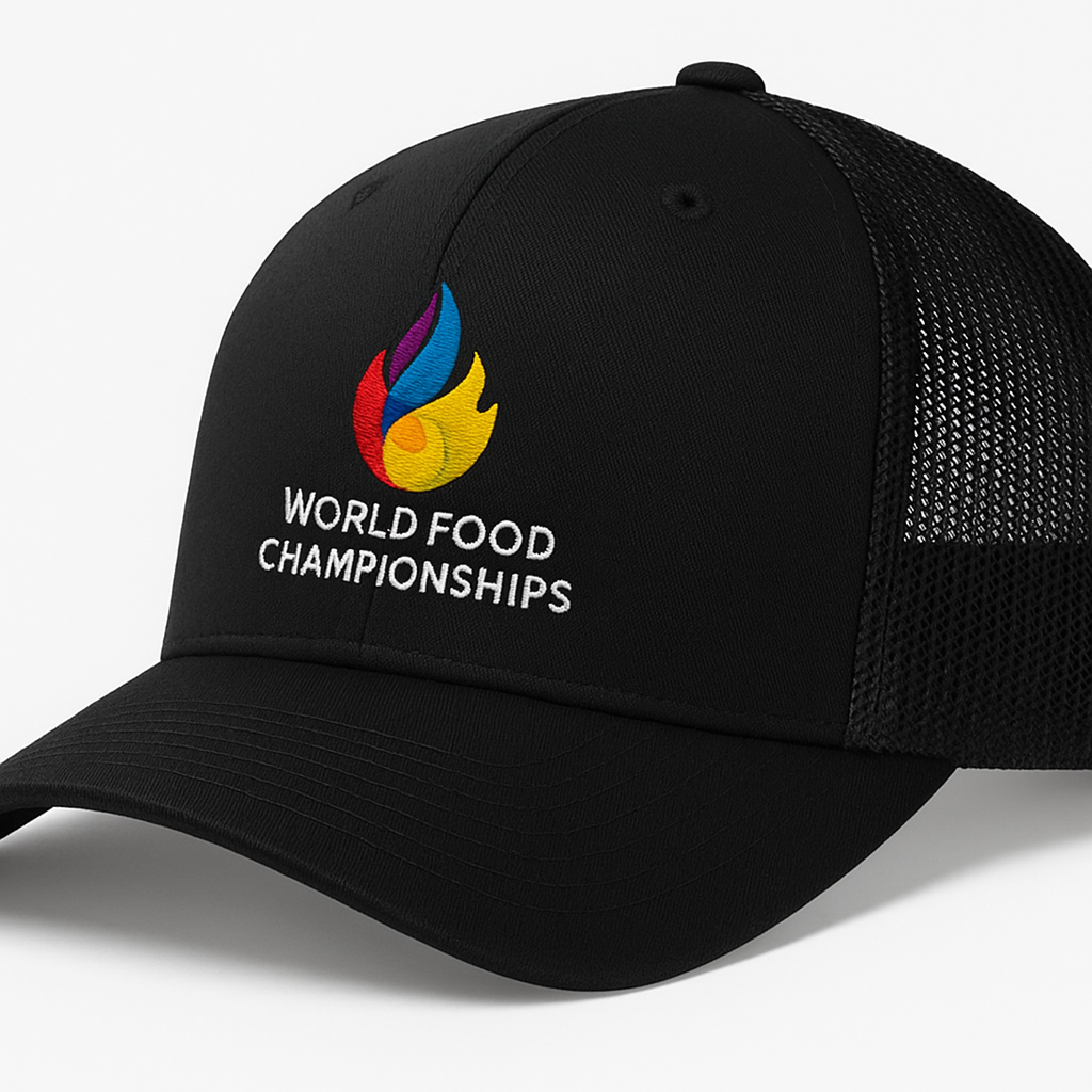 World Food Championship Flexfit Adult Ultrafibre and Airmesh Cap