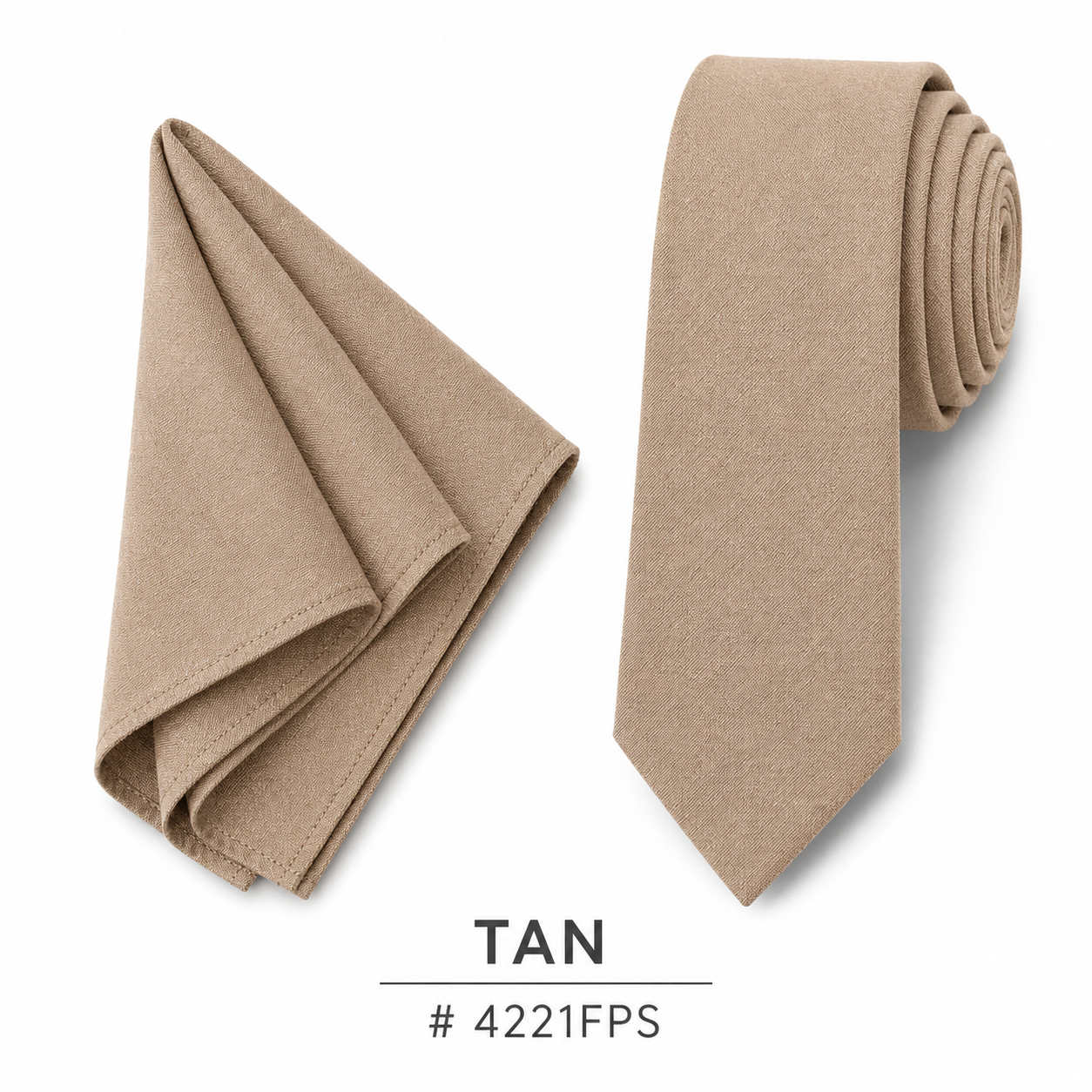 Men’s Tie & Pocket Square Combo #4221FPS