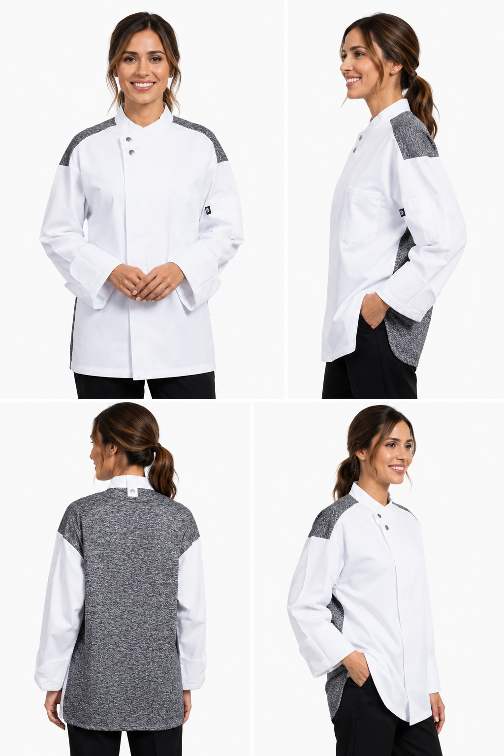 Solta Long Sleeve Performance Chef Coat #U0721HC