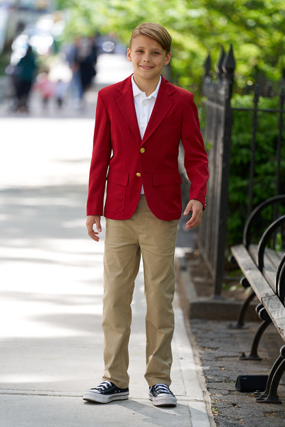 Boys’ 2-Button UltraLux 100% Polyester Blazer #3000C-REG