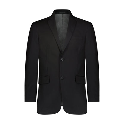 MENS "POWER STRETCH" SOLID SUIT SEPARATES - BLACK