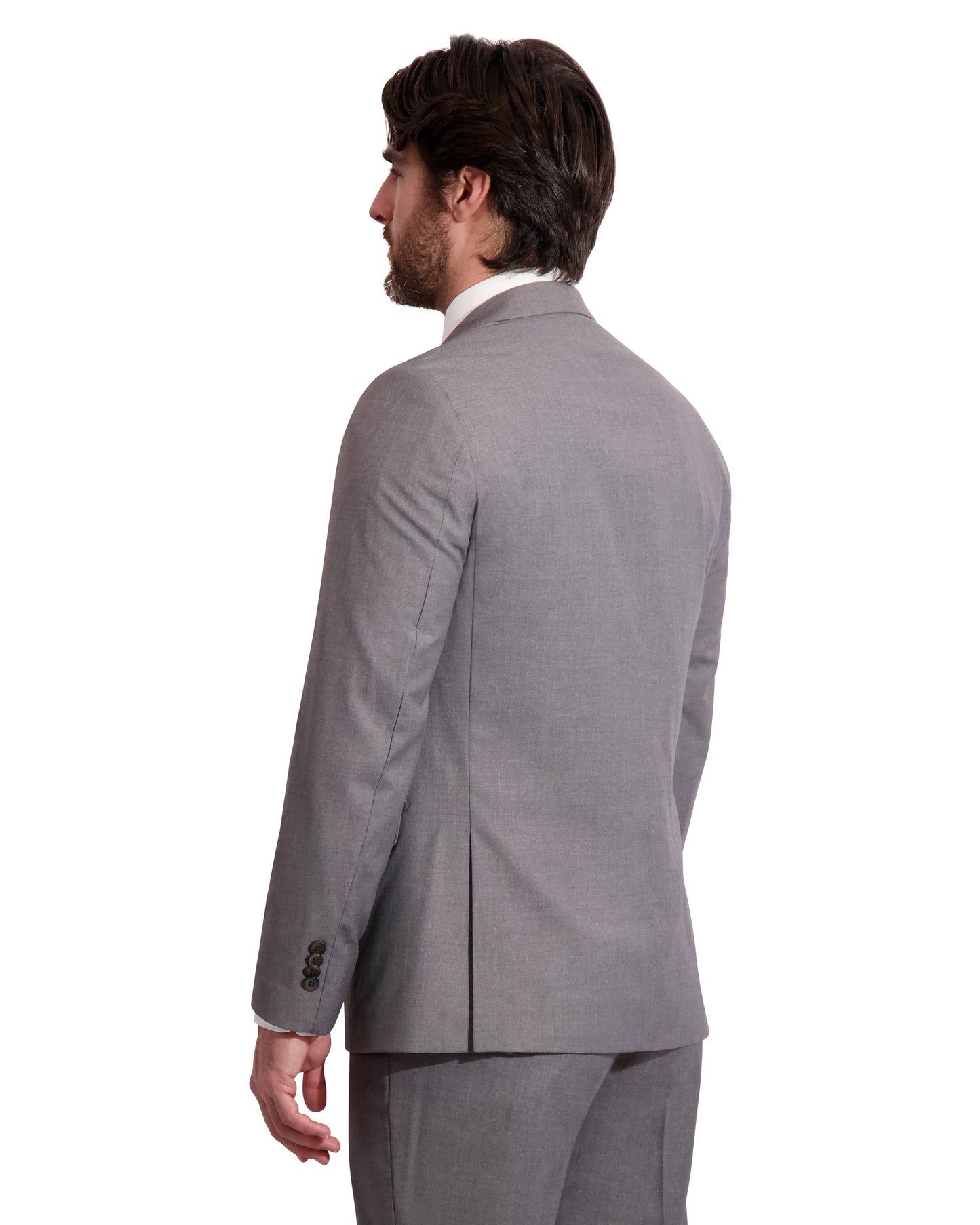 MENS "POWER STRETCH" SOLID SUIT SEPARATES - GREY