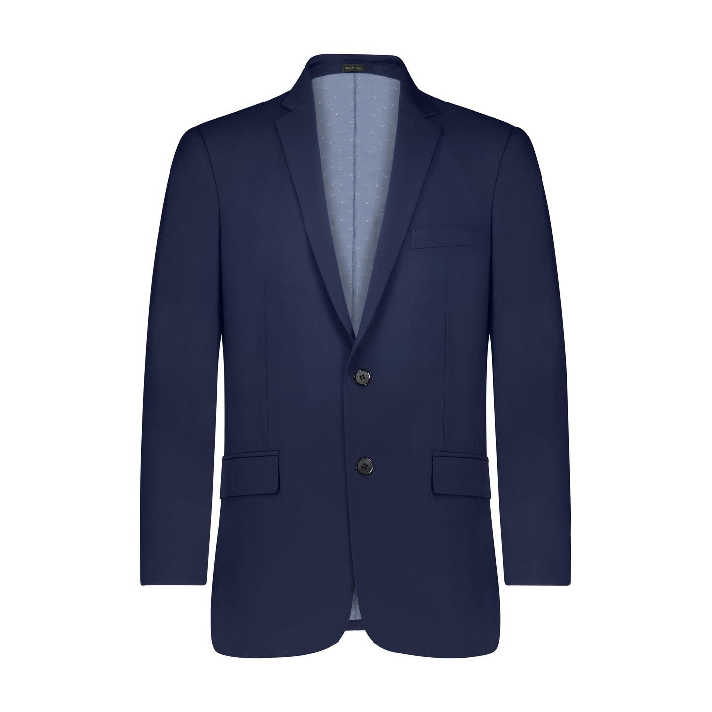 POLY/VISCOSE/SPANDEX 2 BTN NOTCH SUIT COAT