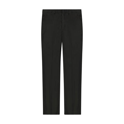 MENS "POWER STRETCH" SOLID SUIT SEPARATE - PANTS - BLACK