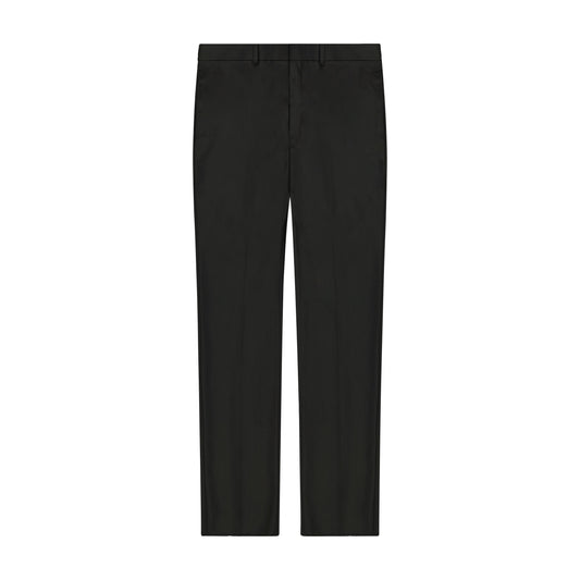 MENS "POWER STRETCH" SOLID SUIT SEPARATE - PANTS - BLACK